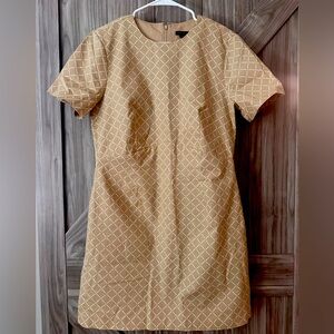 Size 12P Ann Taylor windowpane print dress